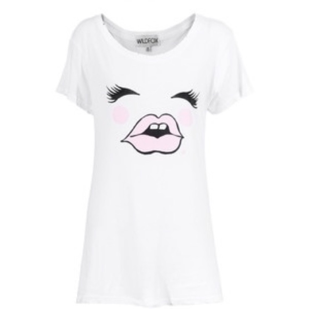Wildfox Marie face tee shirt